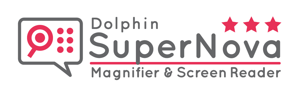 SuperNova Vergrößerer mit ScreenReaderLogo